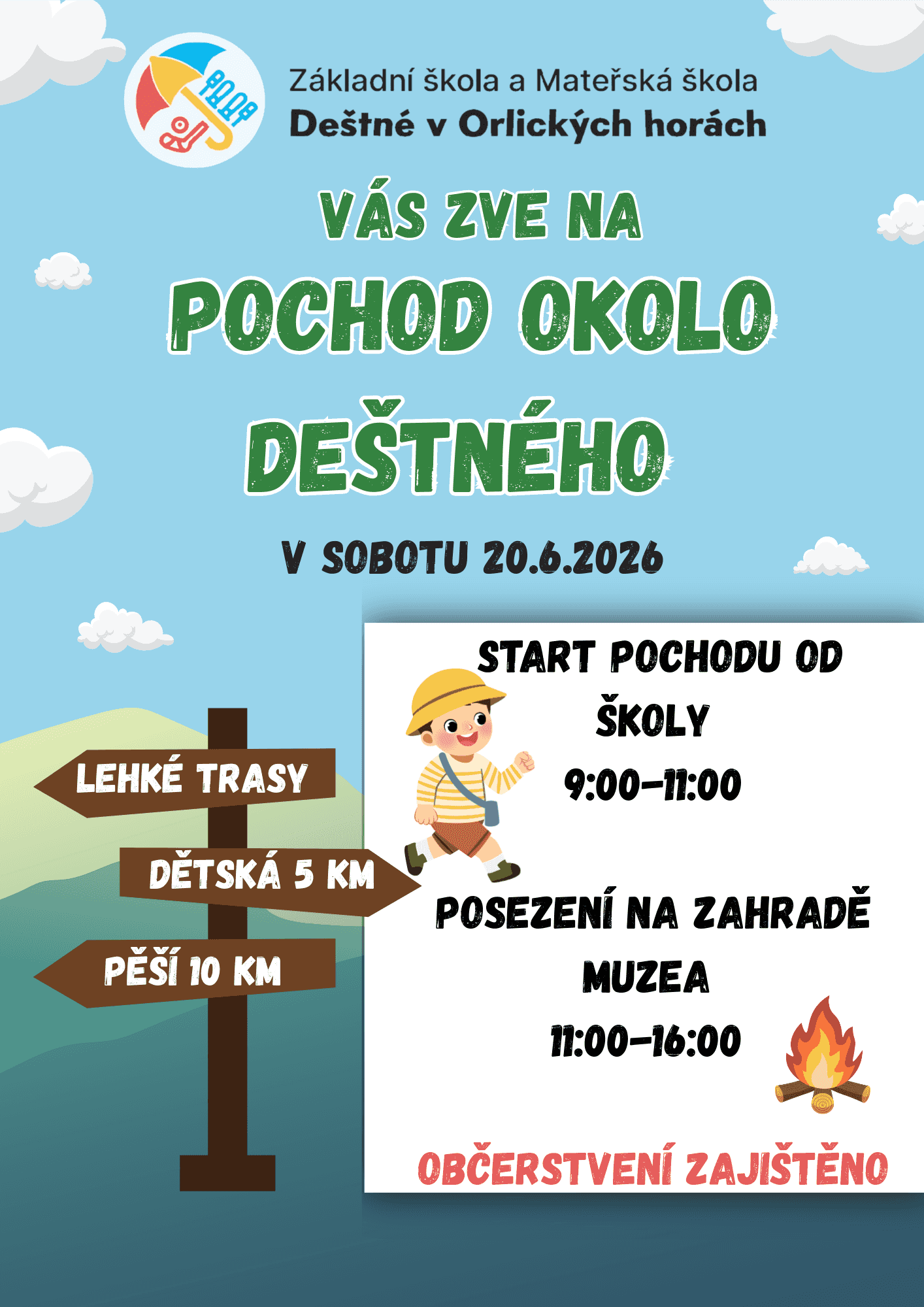 Pochod okolo Deštného